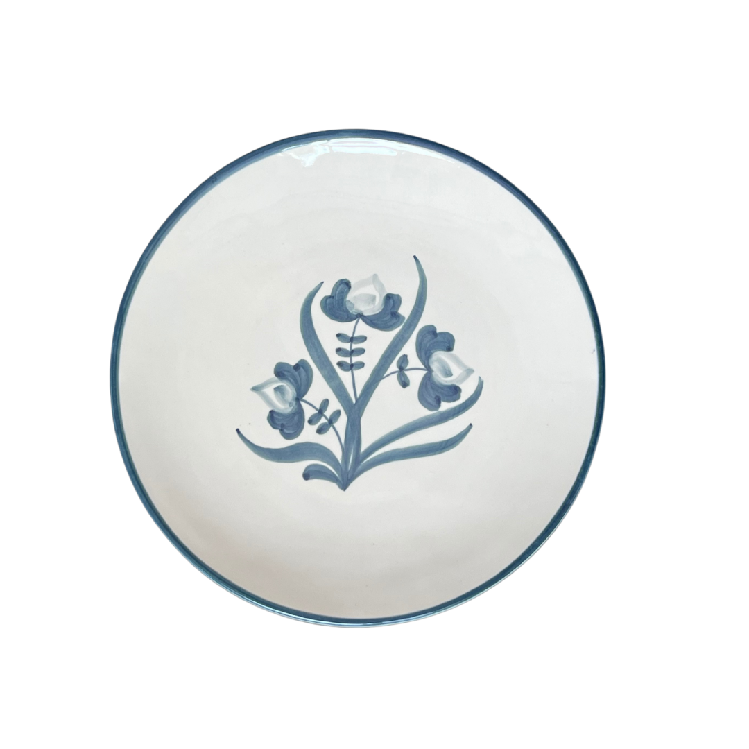 Lisbon hand painted ~ Floral Salad Plate