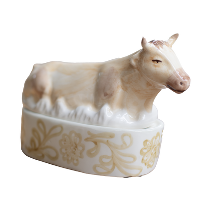 Cow Butter Dish