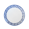 Lisbon Dinner Plate with Filigree Rim ~ hand painted