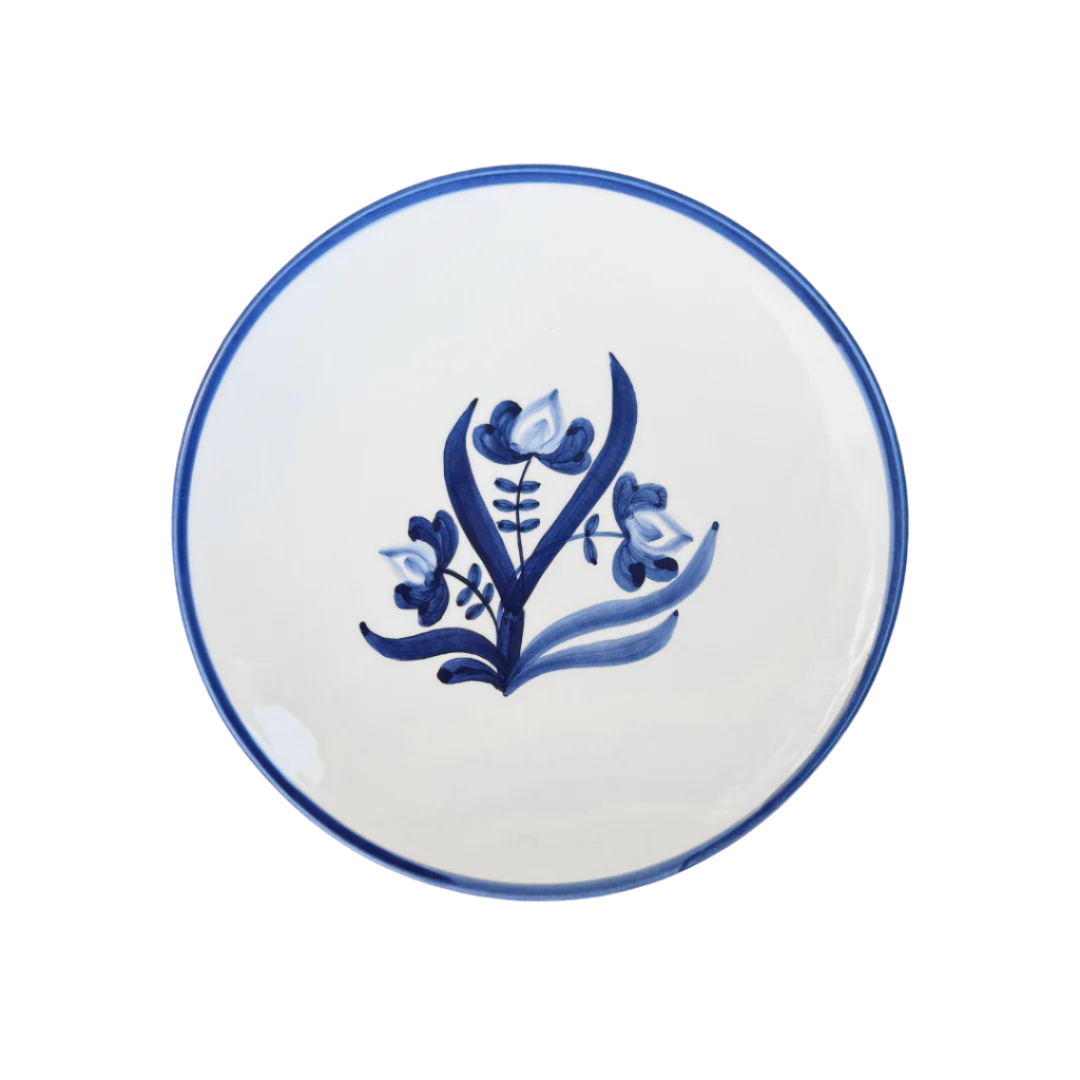 Lisbon hand painted ~ Floral Salad Plate