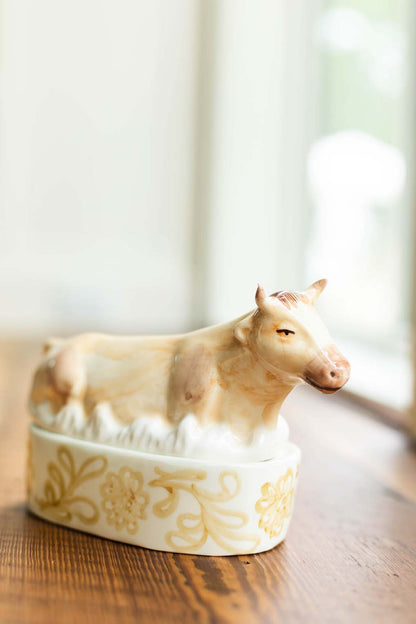 Cow Butter Dish