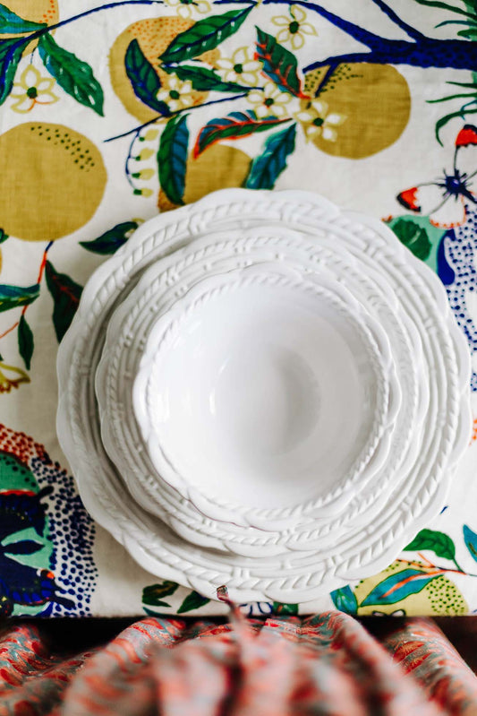 Basket Jubilee Cereal Bowl, Set of 4