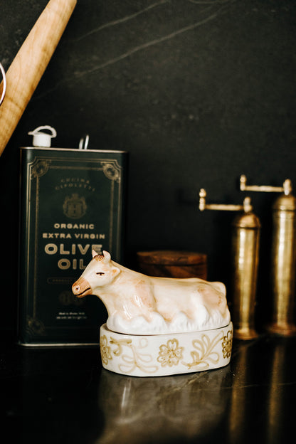 Cow Butter Dish