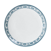 Lisbon Dinner Plate with Filigree Rim ~ hand painted