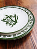 Lisbon Dinner Plate with Floral Center and Filigree Rim ~ hand painted