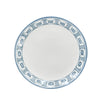 Lisbon Dinner Plate with Filigree Rim ~ hand painted