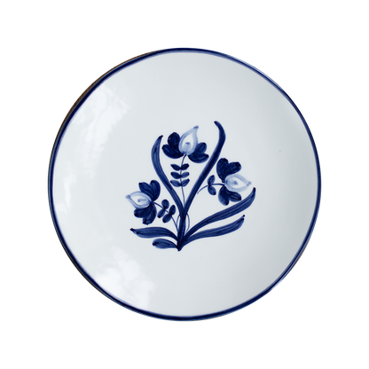 Lisbon hand painted ~ Floral Salad Plate
