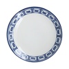 Lisbon Dinner Plate with Filigree Rim ~ hand painted